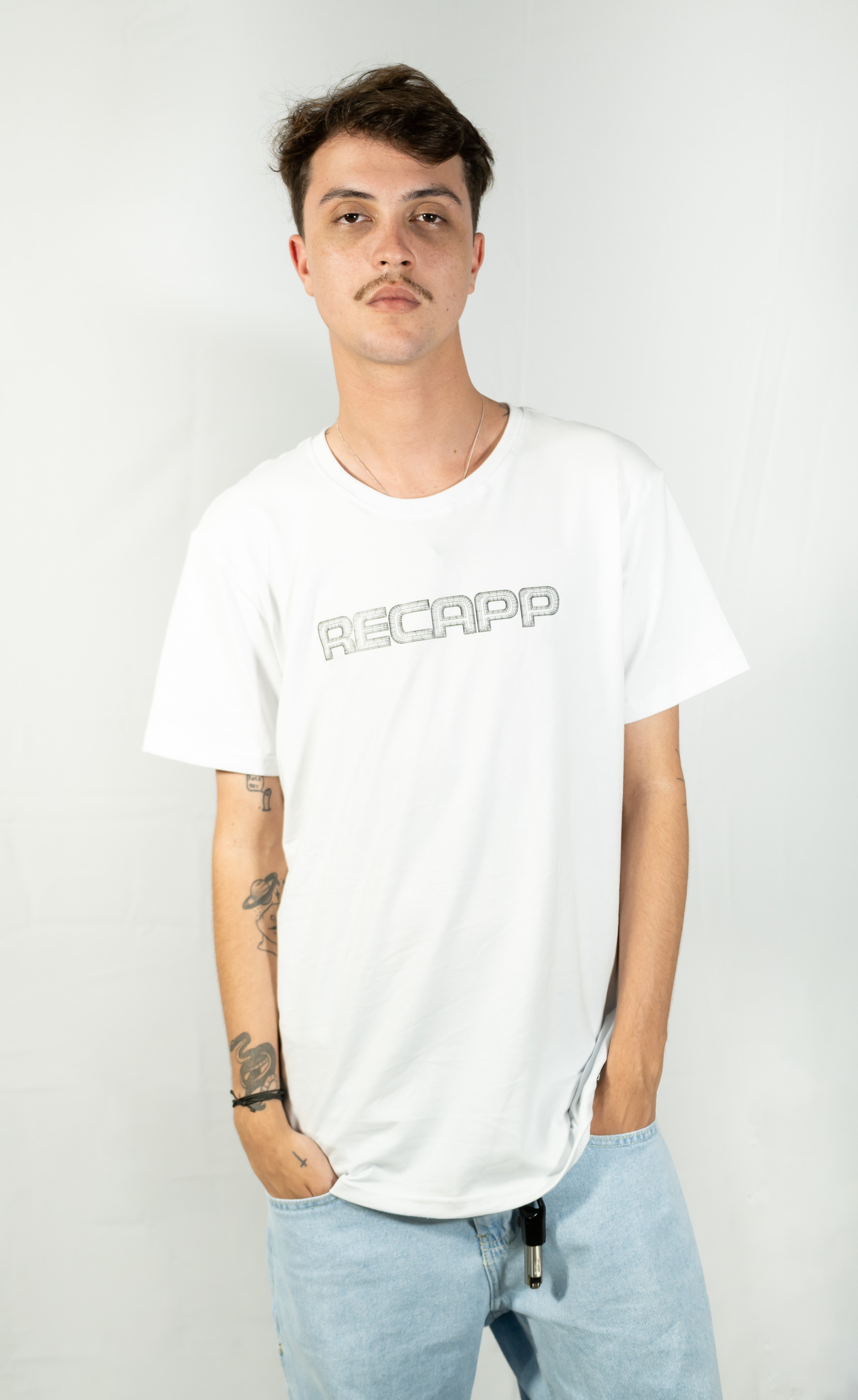 Nome do produto: Camiseta 3D (estampa preta)