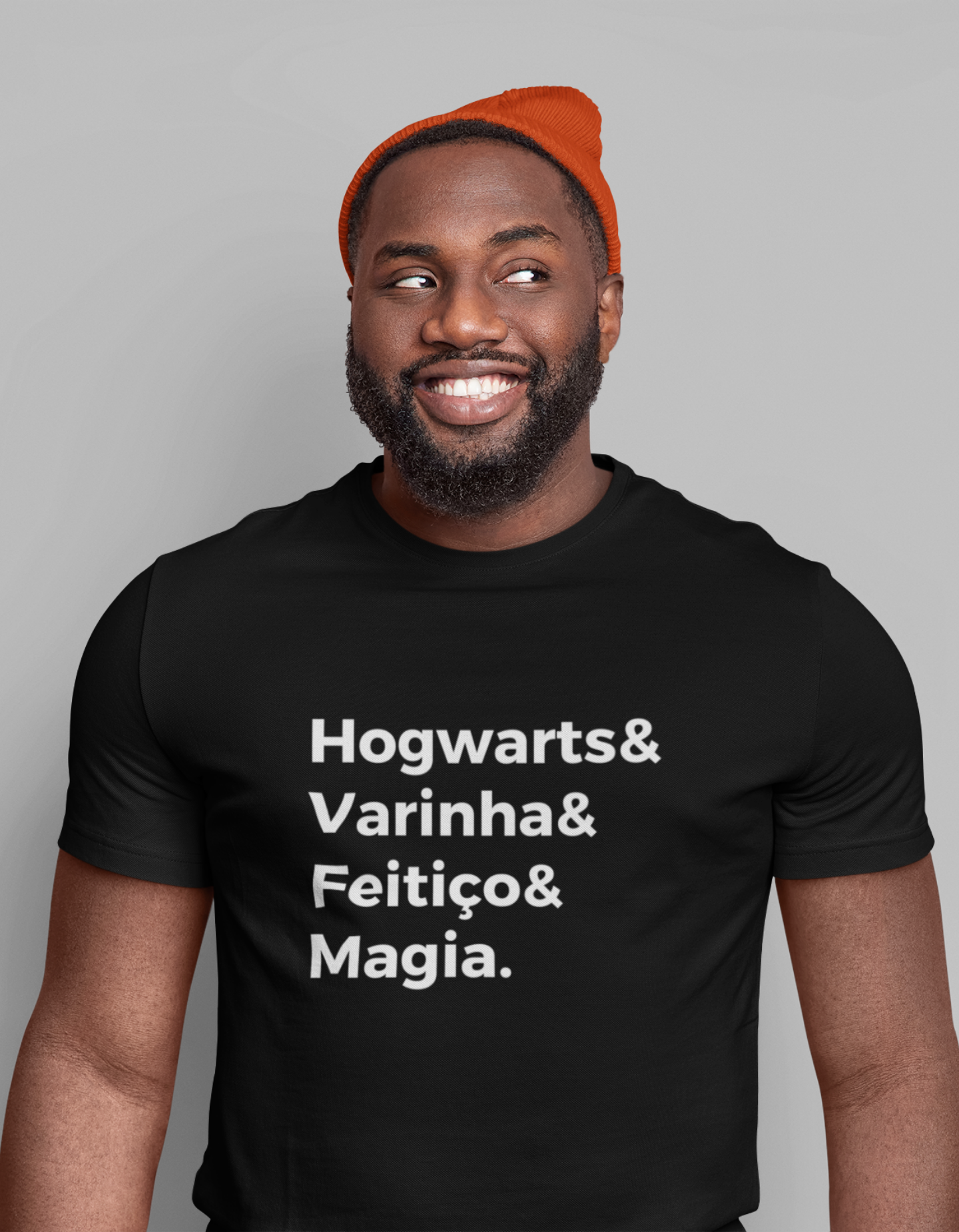 Nome do produto: Camiseta Hogwarts & Varinha & Feitiço e Magia