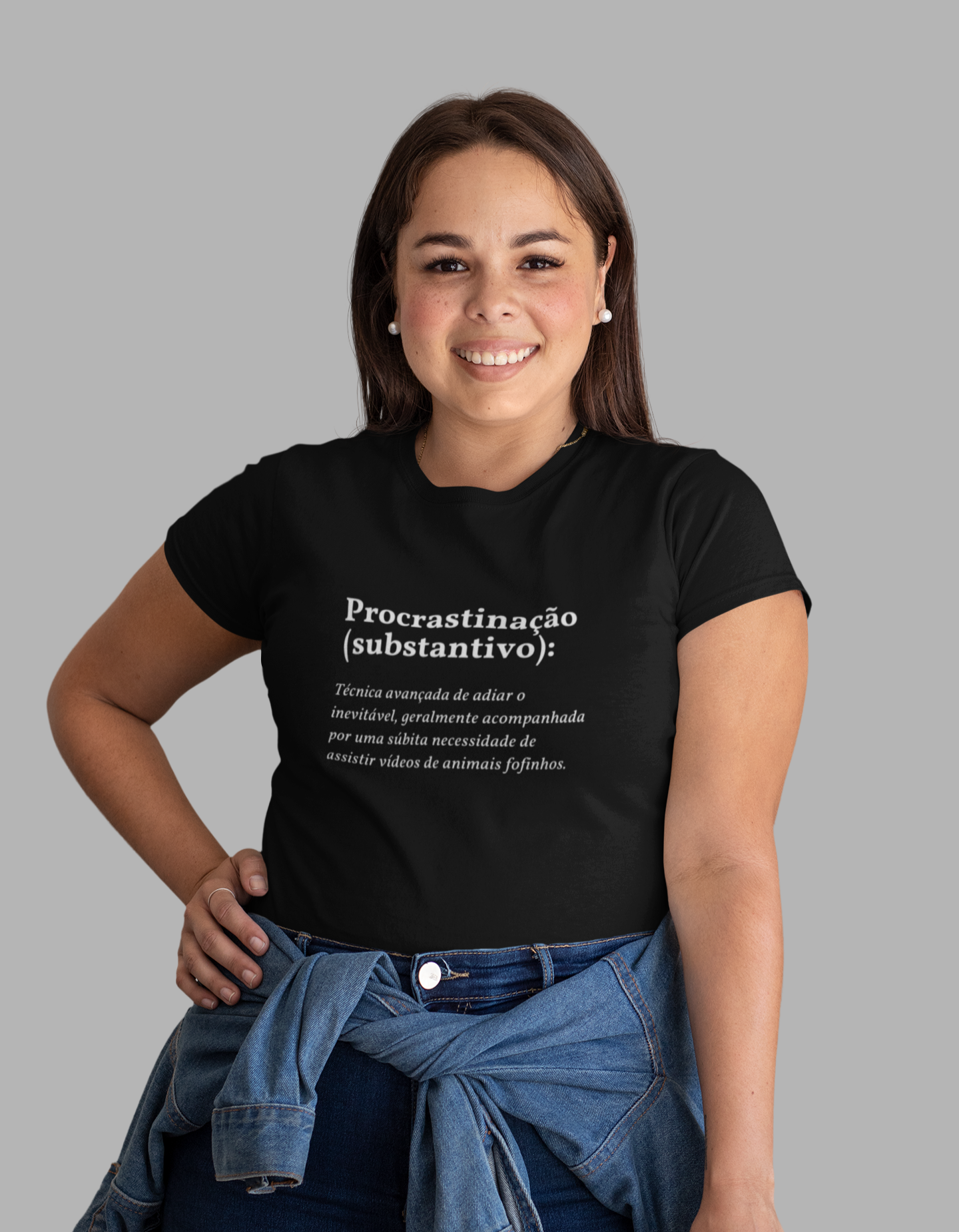 Nome do produto: Camiseta Procrastinação