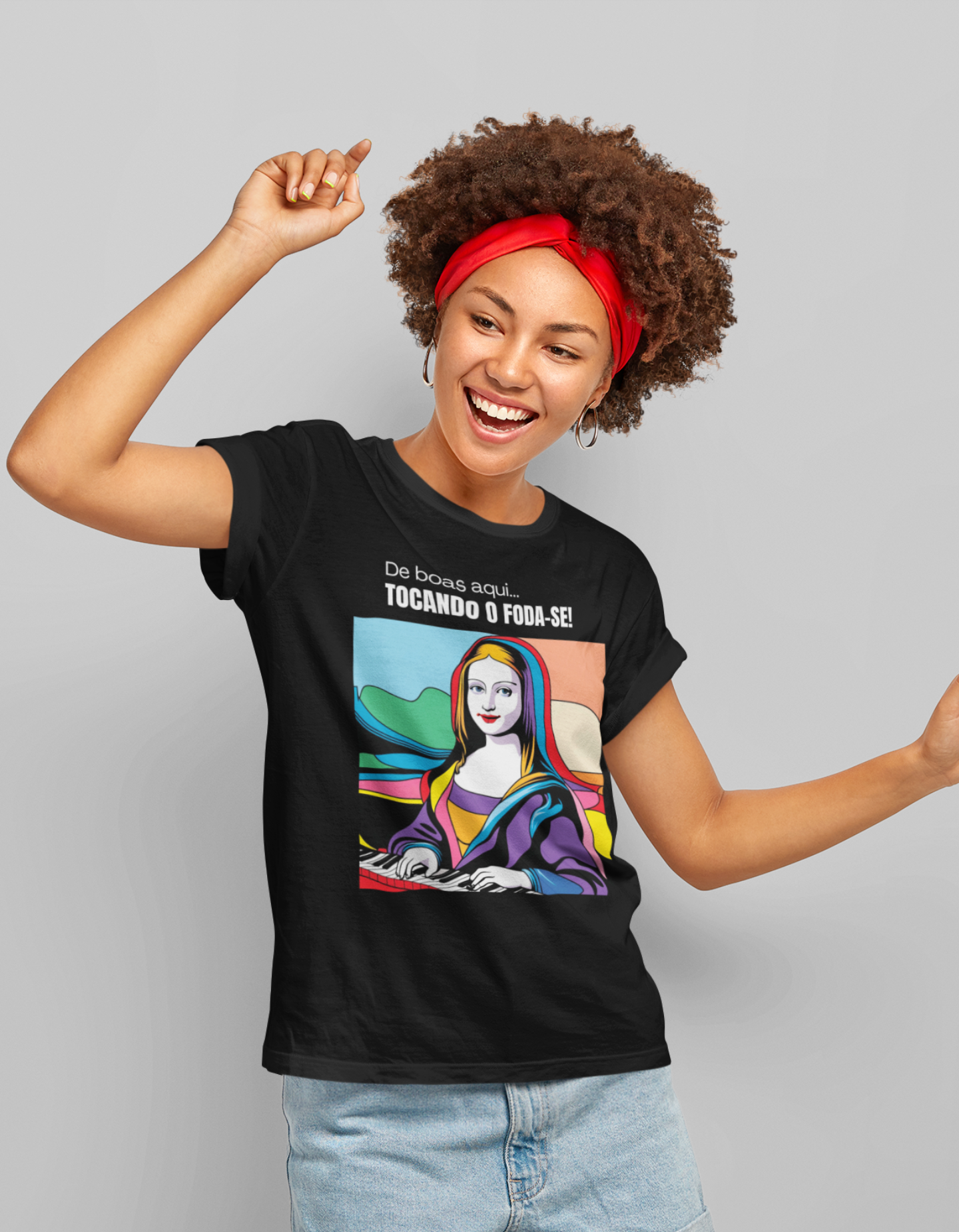 Nome do produto: Camiseta De boas aqui...