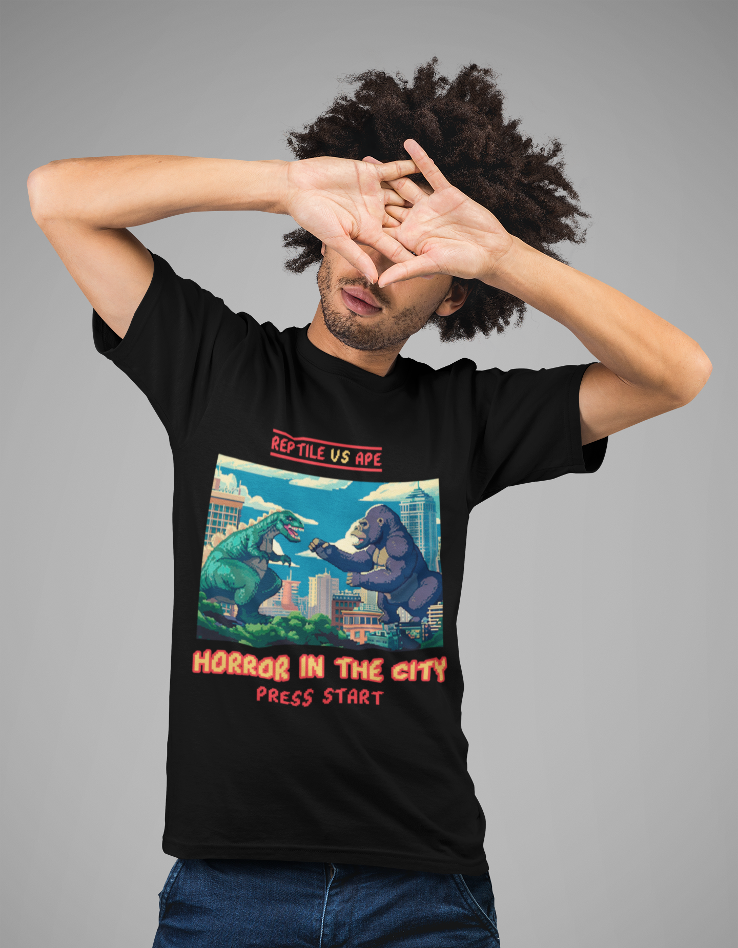 Nome do produto: Camiseta Reptile Vs Ape