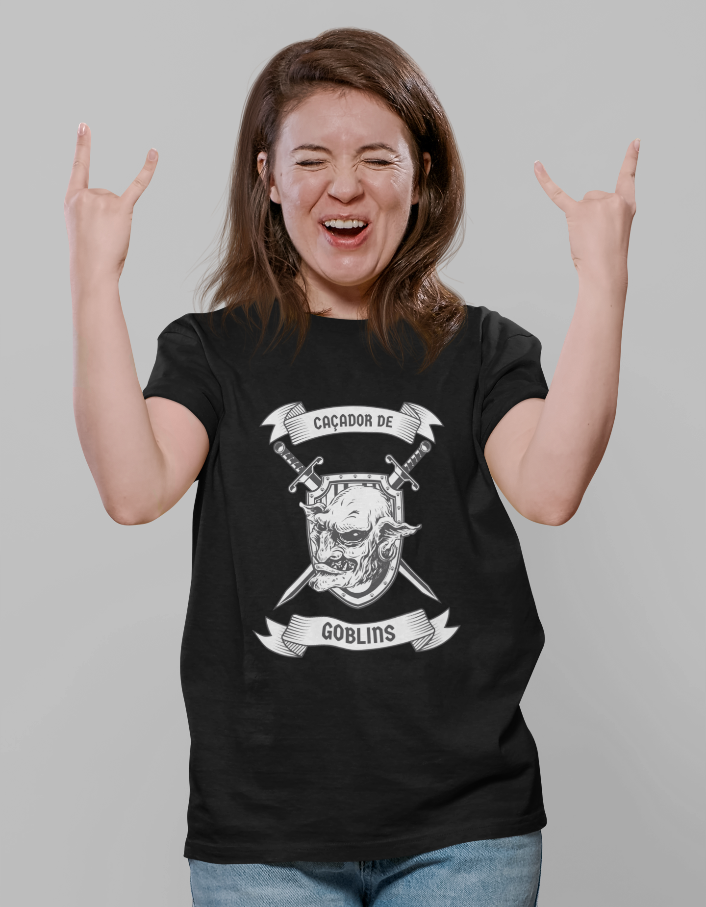 Nome do produto: Camiseta Caçador de Goblins