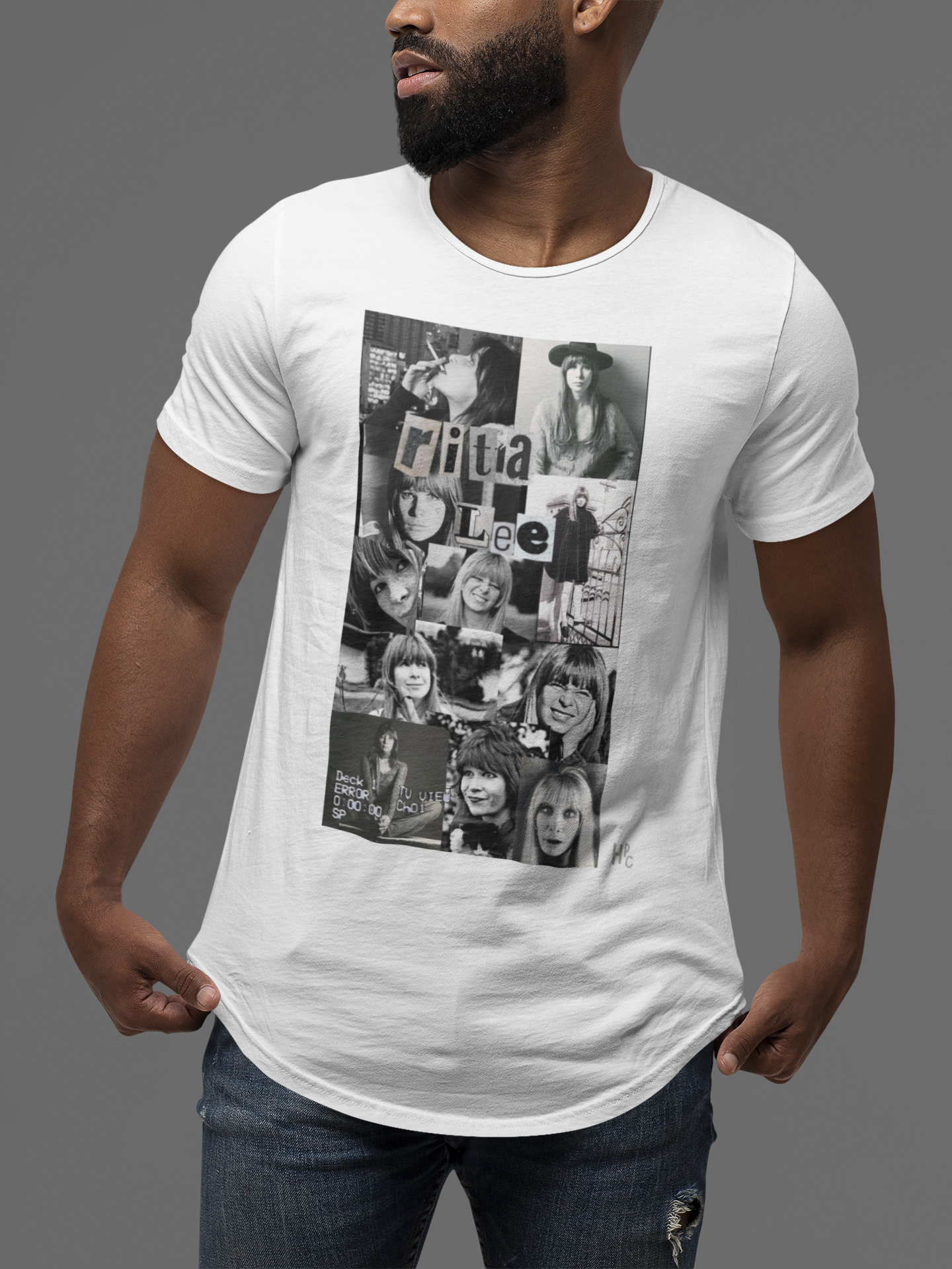 Nome do produto: CAMISETA RITA LEE RECORTE