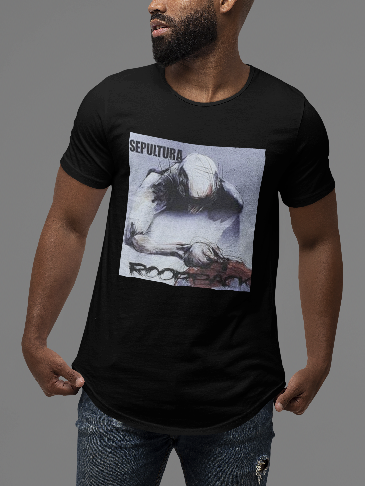 Nome do produto: CAMISETA DISCOGRAFIA SEPULTURA ROORBACK