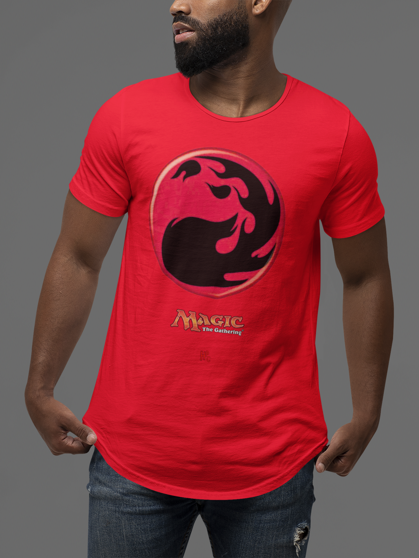 Nome do produto: CAMISETA CARD GAME MANA VERMELHA