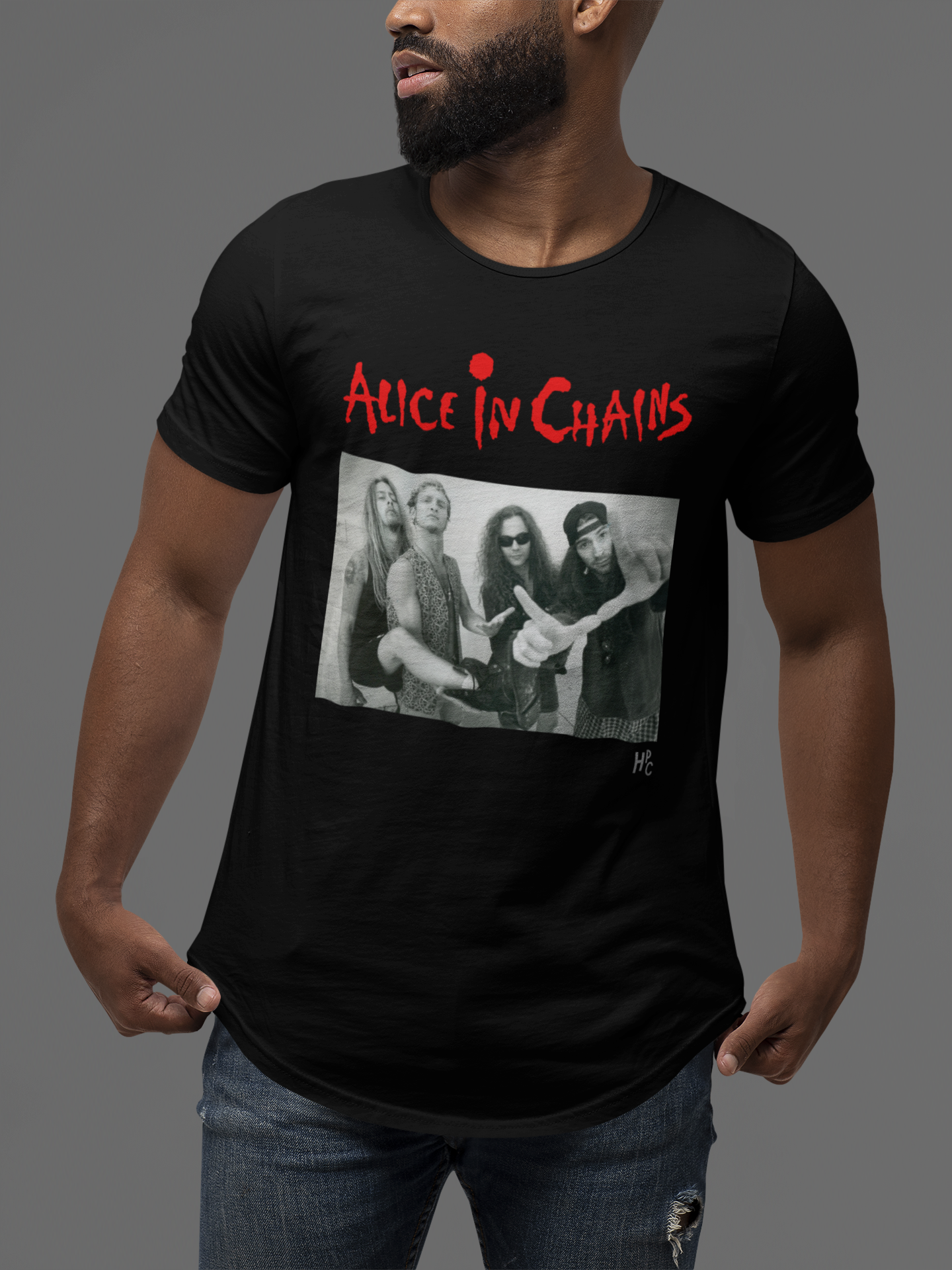 Nome do produto: CAMISETA ALICE IN CHAINS BAND