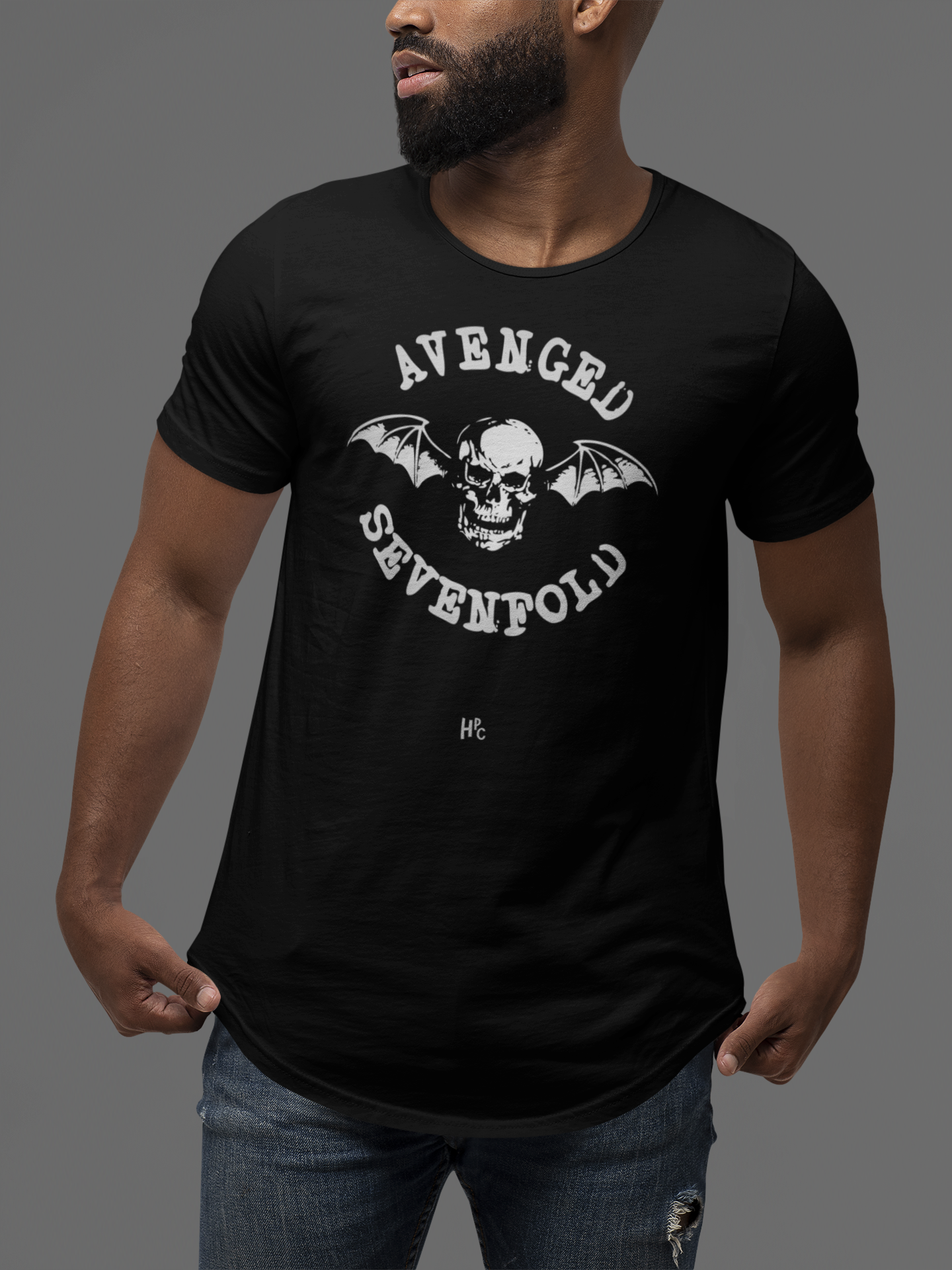 Nome do produto: CAMISETA AVENGED SEVENFOLD DEATHBAT
