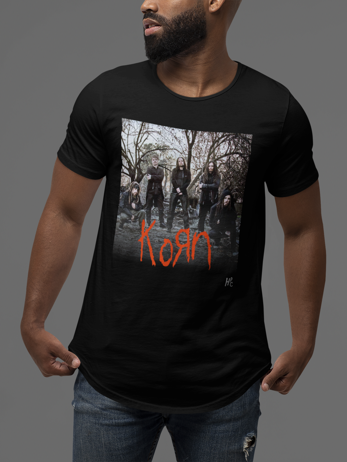 Nome do produto: CAMISETA KORN BAND