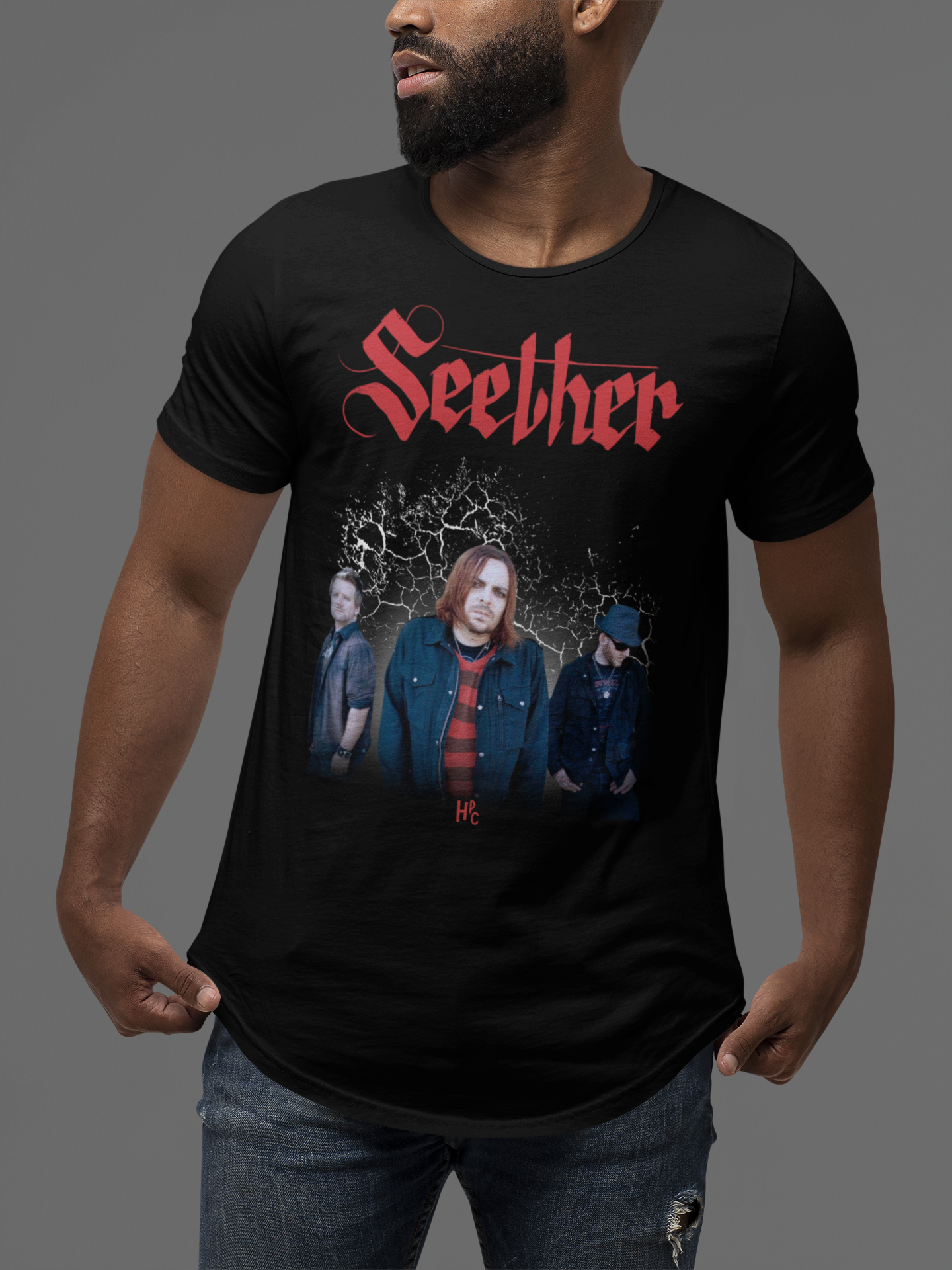 Nome do produto: CAMISETA SEETHER BAND
