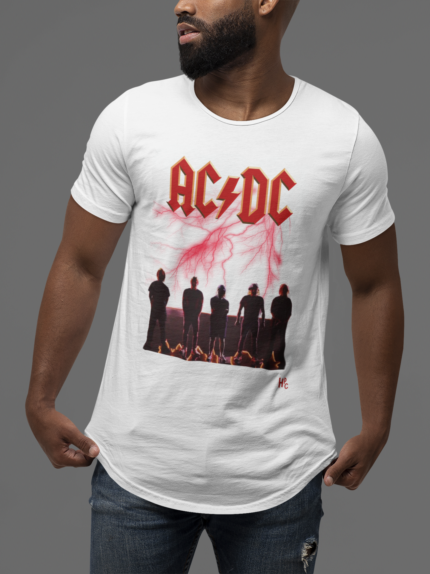 Nome do produto: CAMISETA AC/DC THUNDER