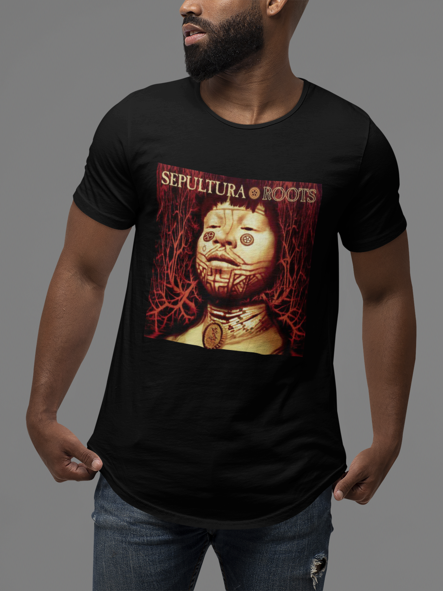 Nome do produto: CAMISETA DISCOGRAFIA SEPULTURA ROOTS