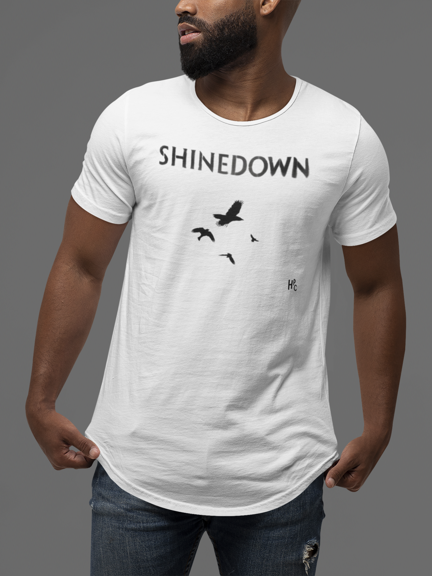 Nome do produto: CAMISETA SHINEDOWN BIRDS