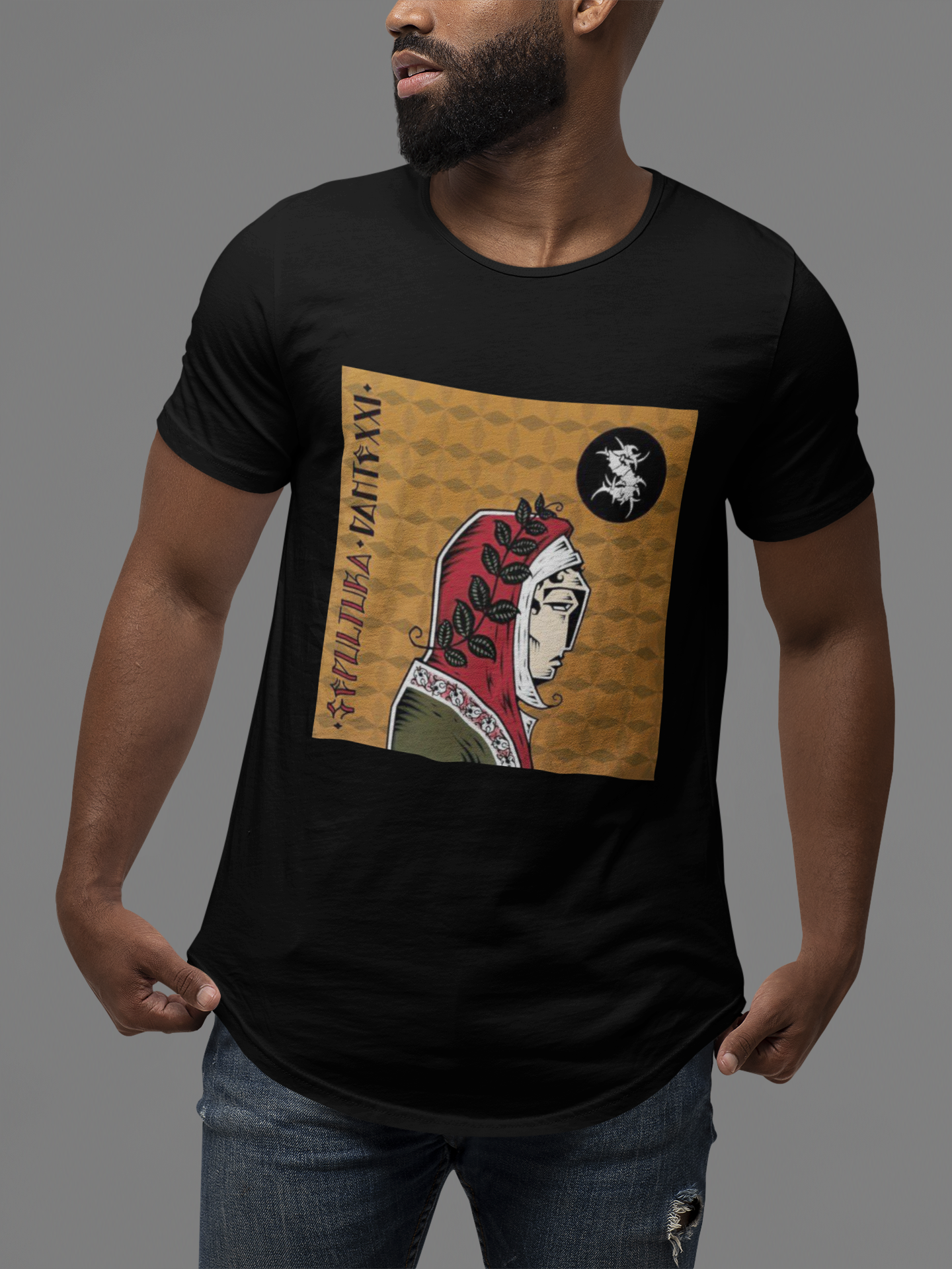 Nome do produto: CAMISETA DISCOGRAFIA SEPULTURA DANTE XXI