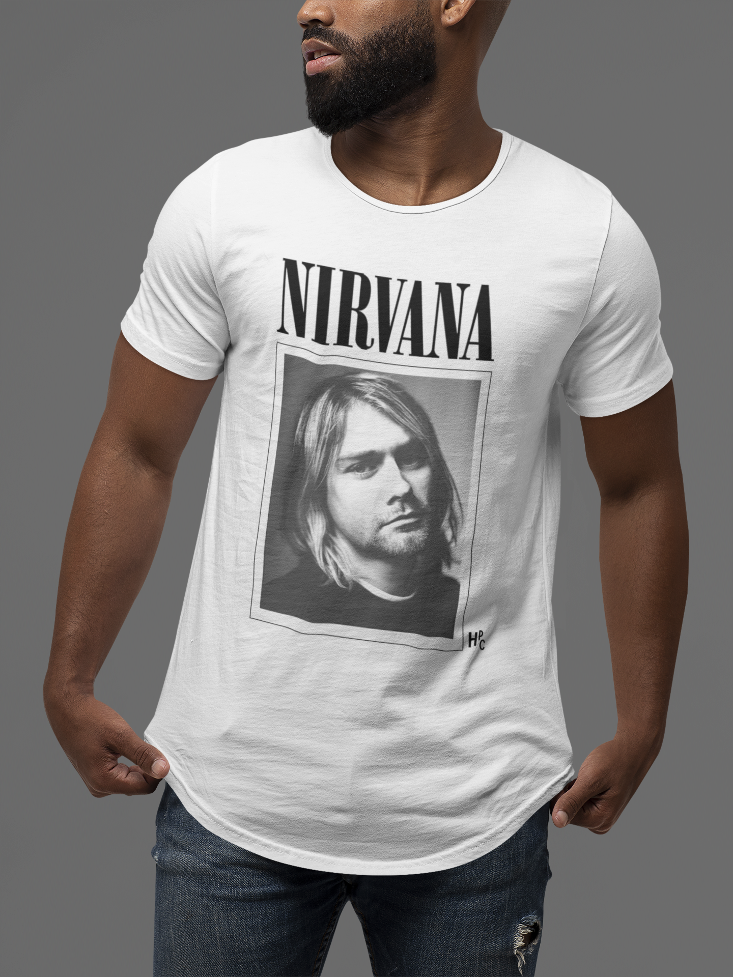 Nome do produto: CAMISETA NIRVANA KURT COBAIN