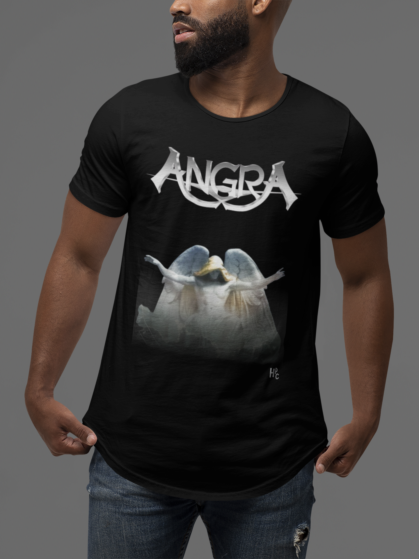 Nome do produto: CAMISETA ANGRA ANGEL REBIRTH