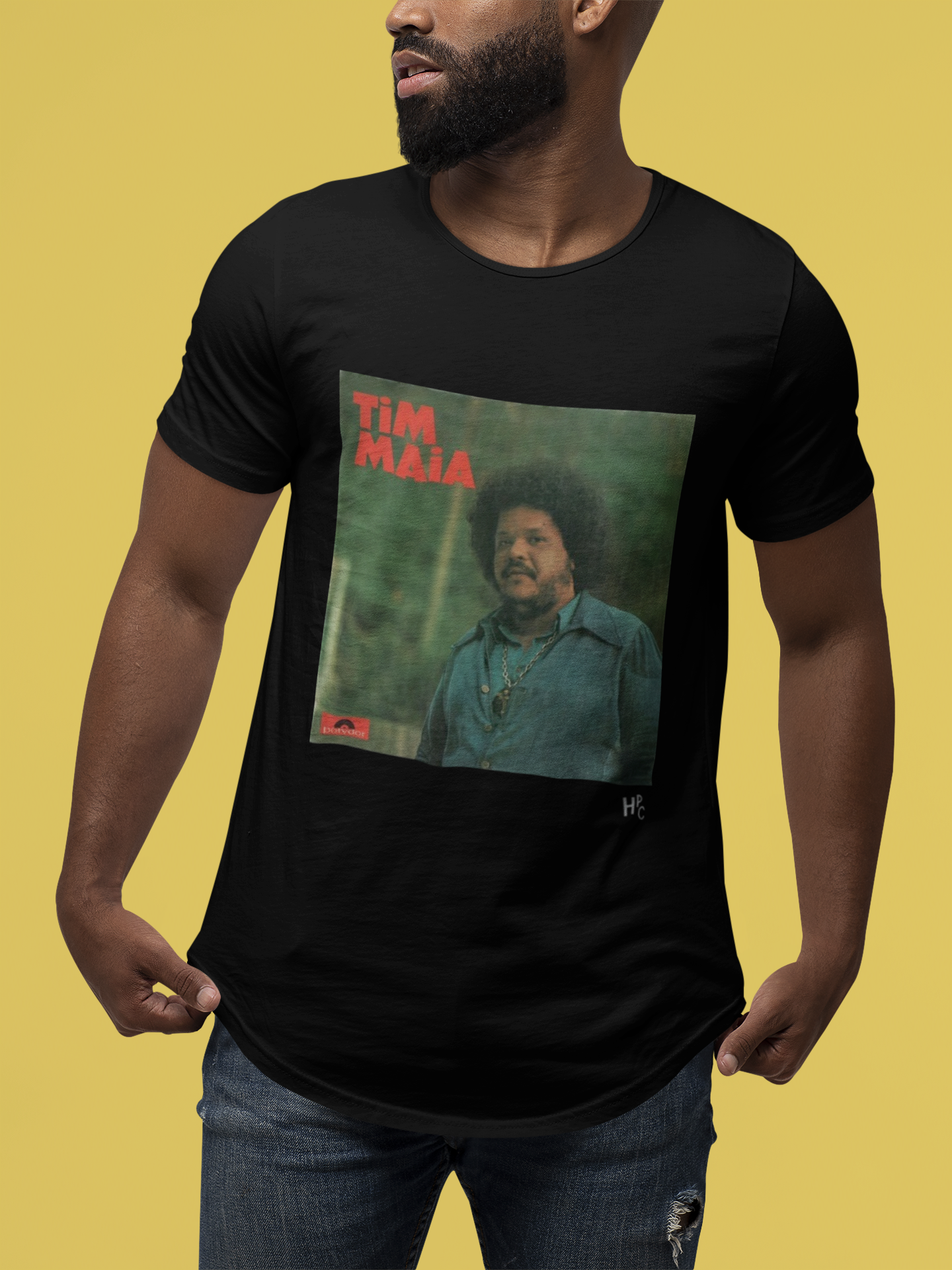 Nome do produto: CAMISETA VINIL TIM MAIA