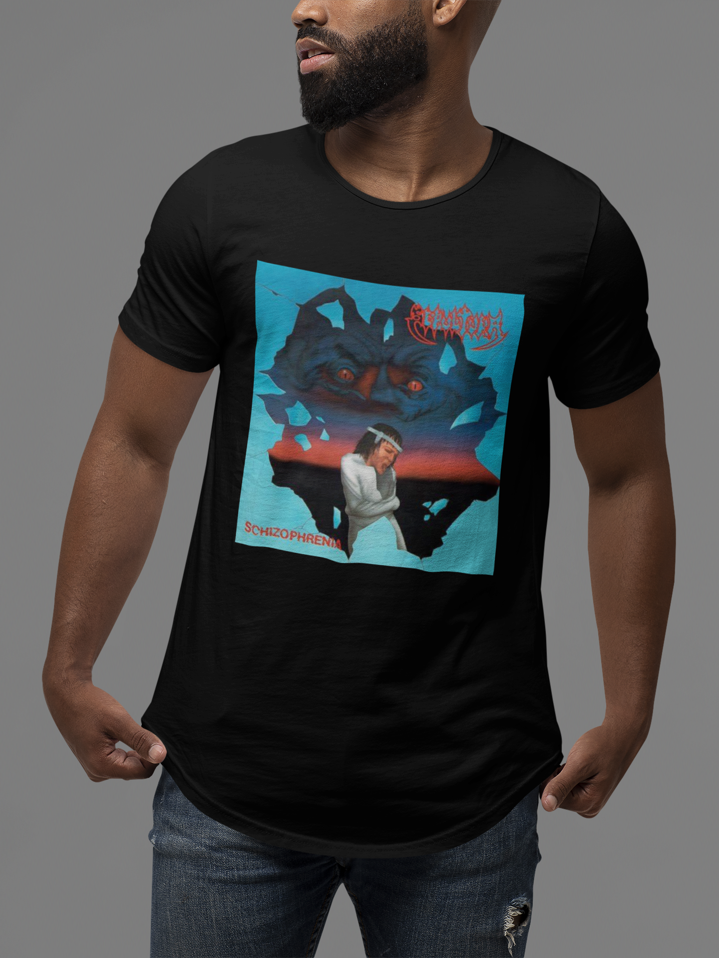 Nome do produto: CAMISETA DISCOGRAFIA SEPULTURA SHIZOPHRENIA