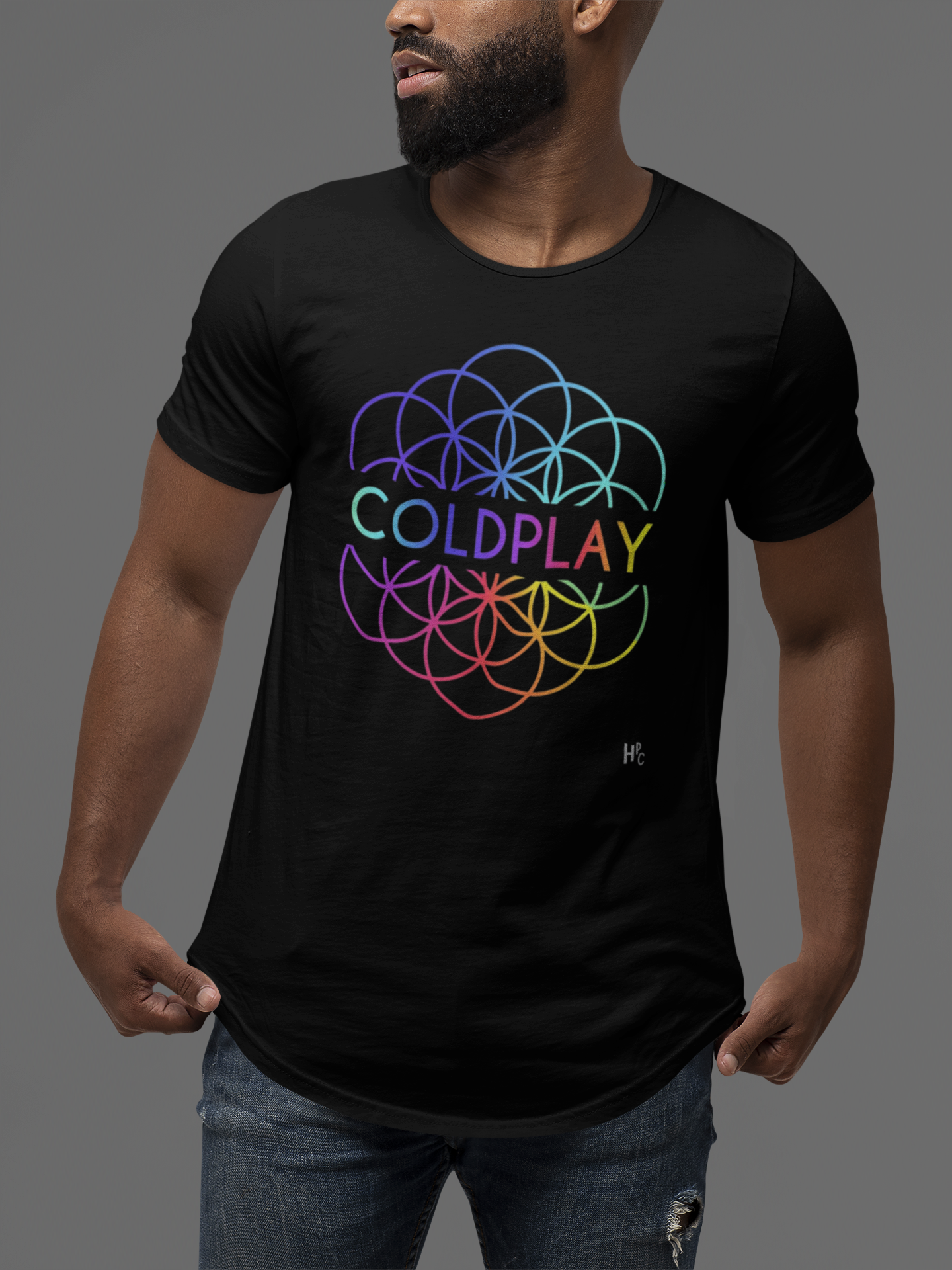 Nome do produto: CAMISETA COLDPLAY COLOR