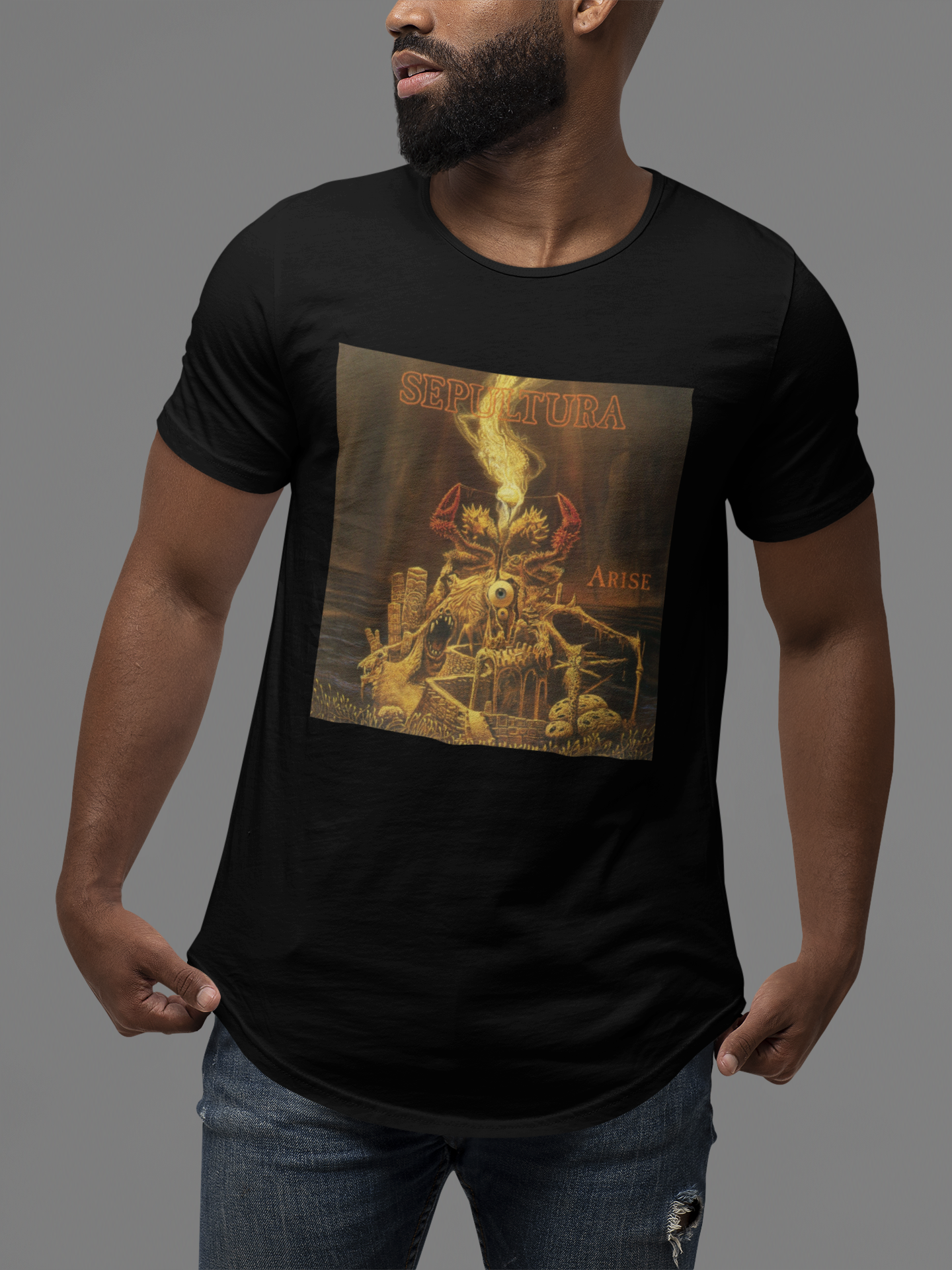 Nome do produto: CAMISETA DISCOGRAFIA SEPULTURA ARISE