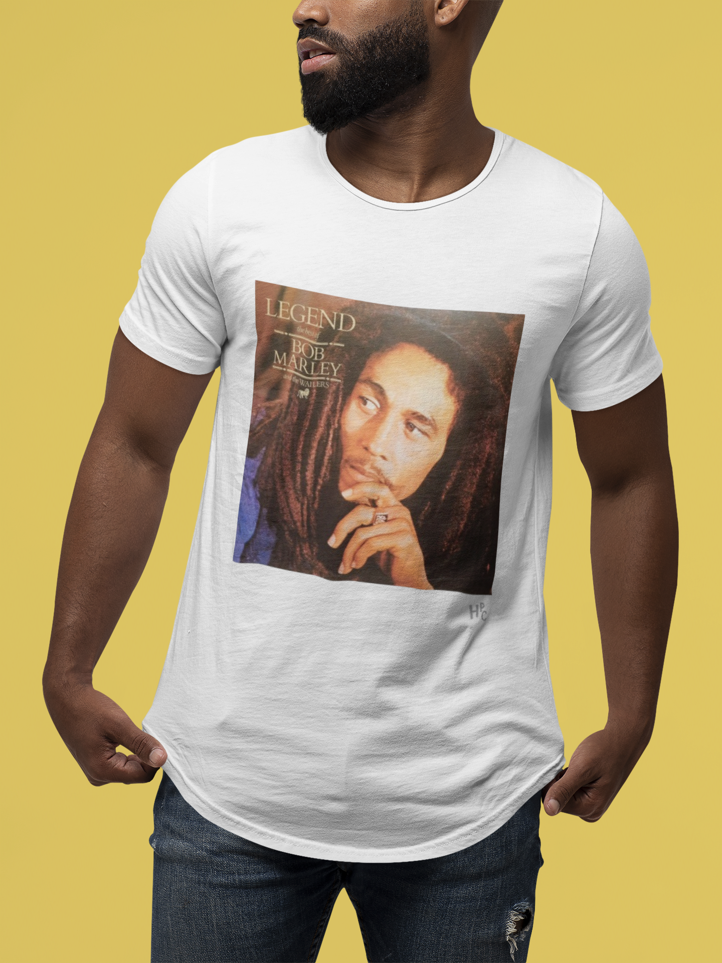 Nome do produto: CAMISETA VINIL BOB MARLEY - LEGEND
