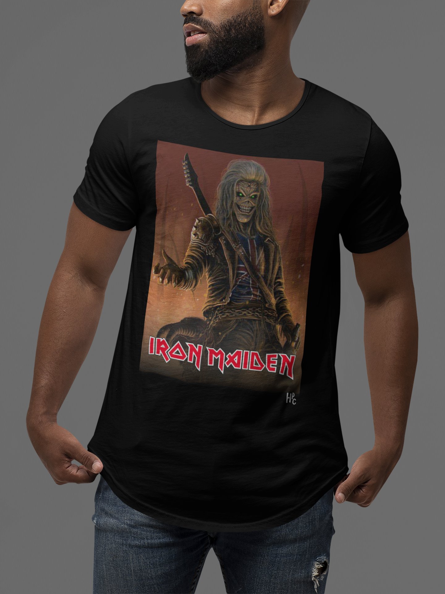 Nome do produto: CAMISETA IRON MAIDEN EDDIE
