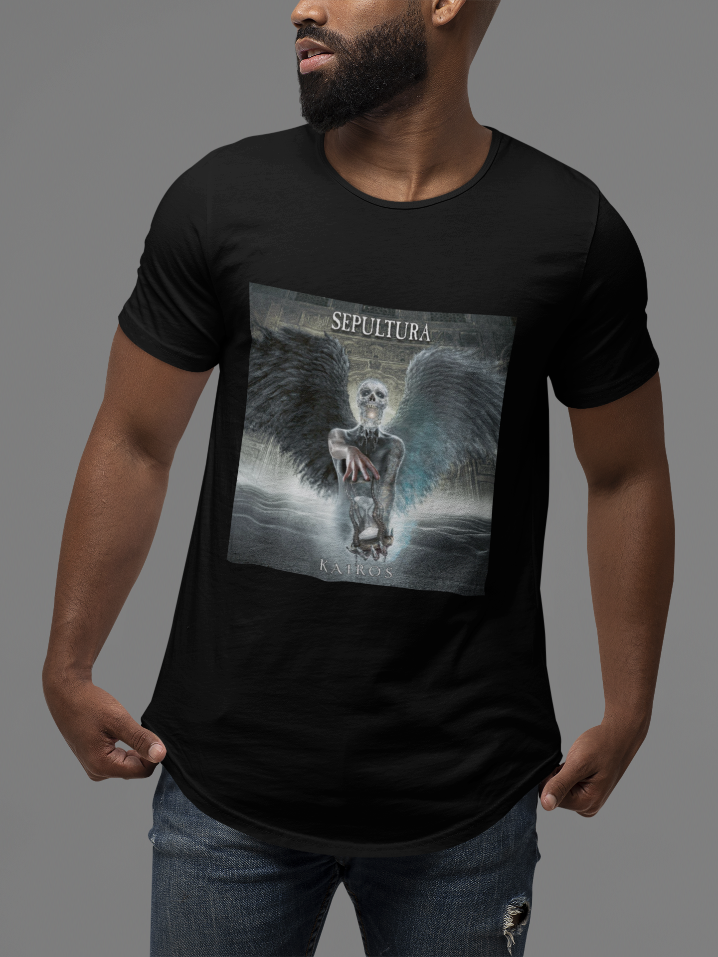 Nome do produto: CAMISETA DISCOGRAFIA SEPULTURA KAIROS