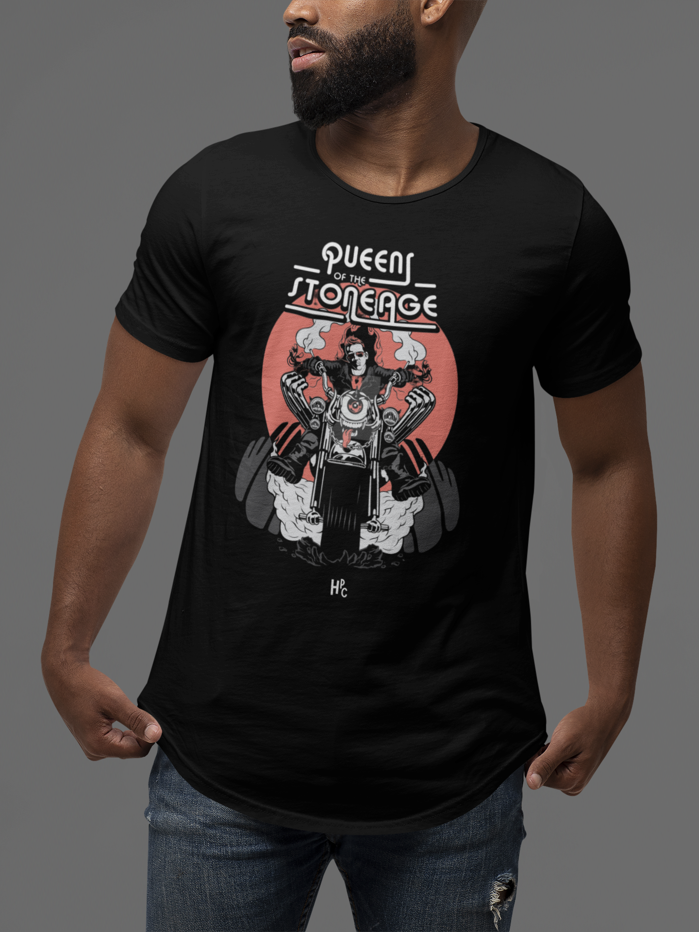 Nome do produto: CAMISETA QUEENS OF THE STONE AGE RIDER 