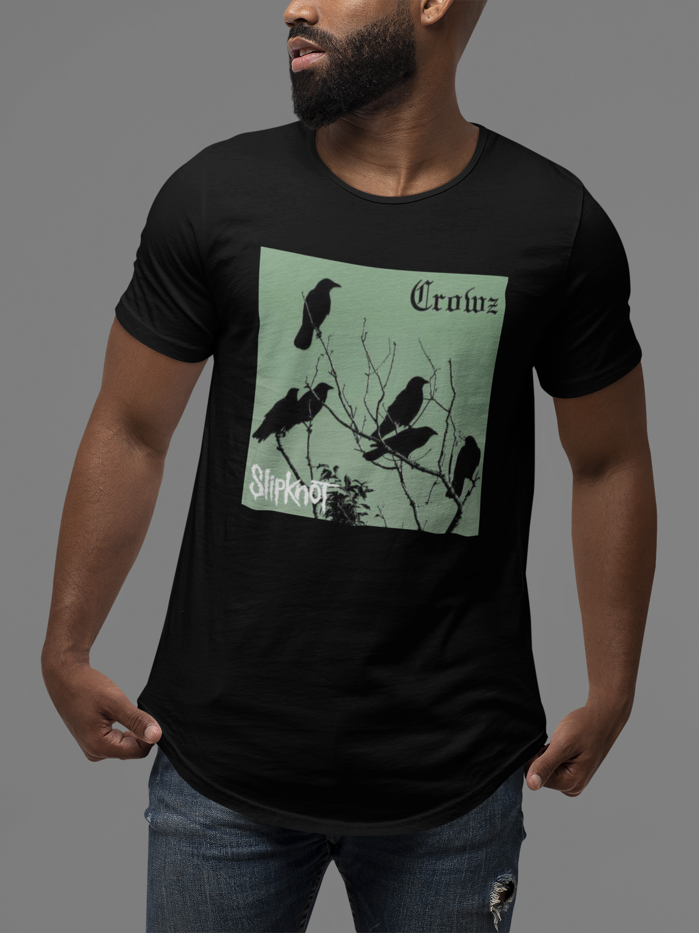 Nome do produto: CAMISETA DISCOGRAFIA SLIPKNOT CROWZ (RARA)