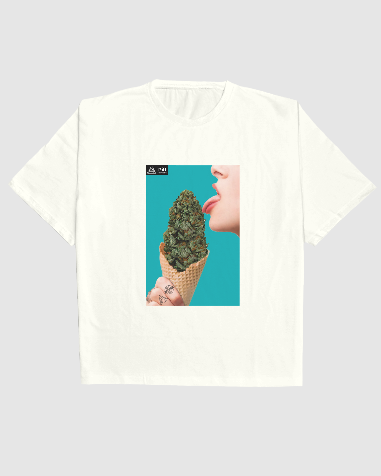 Nome do produto: Camiseta Kush Cream - Oversized 