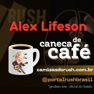 Caneca - Alex Lifeson