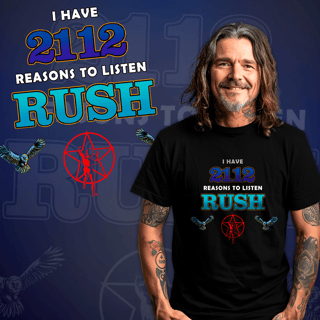 Camisa RUSH 2112 Reasons to listen - Adulto