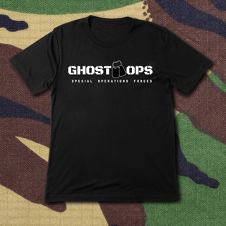 Ghost ops camisa premium (preta)