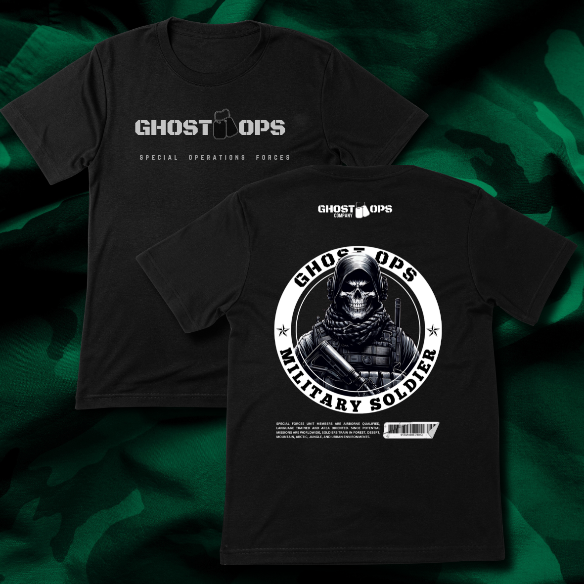 MILITARY SOLDIER (CAMISA PRETA)