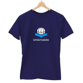 Camiseta Institucional 2025 Azul Marinho - modelo 3