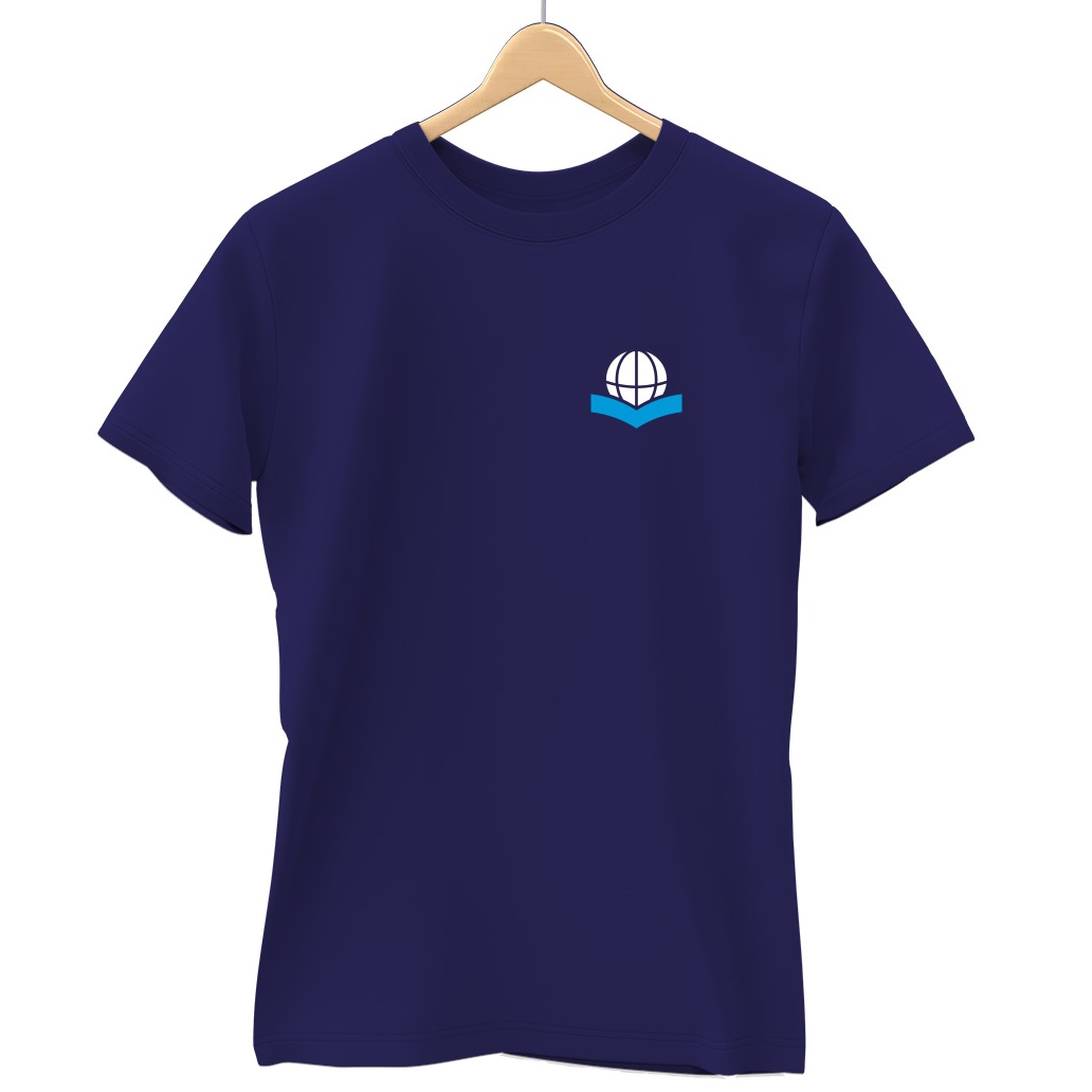 Camiseta Institucional 2025 Azul Marinho - modelo 4