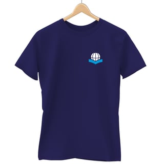 Camiseta Institucional 2025 Azul Marinho - modelo 4