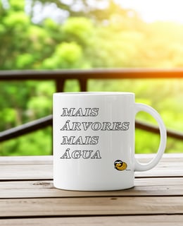 Caneca - Árvores e água