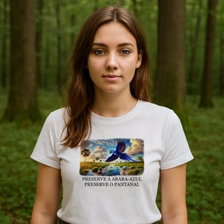 Camiseta - Arara-azul