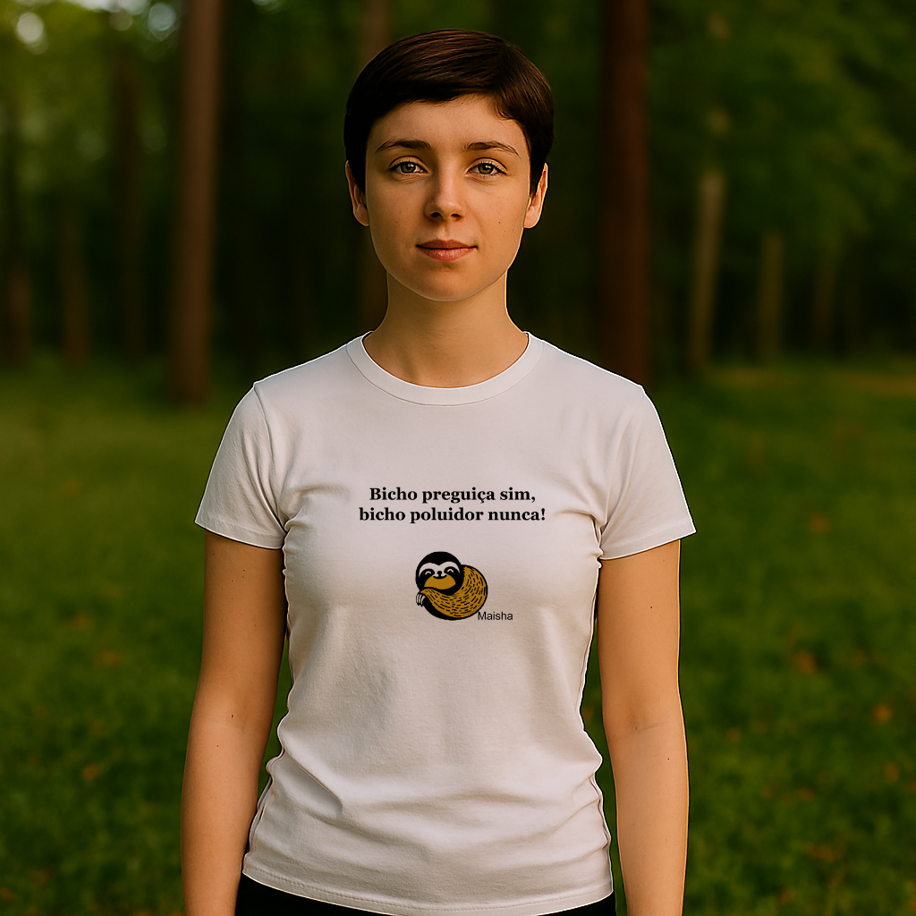 Camiseta - Bicho preguiça sim