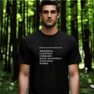 Camiseta - Nossas riquezas 