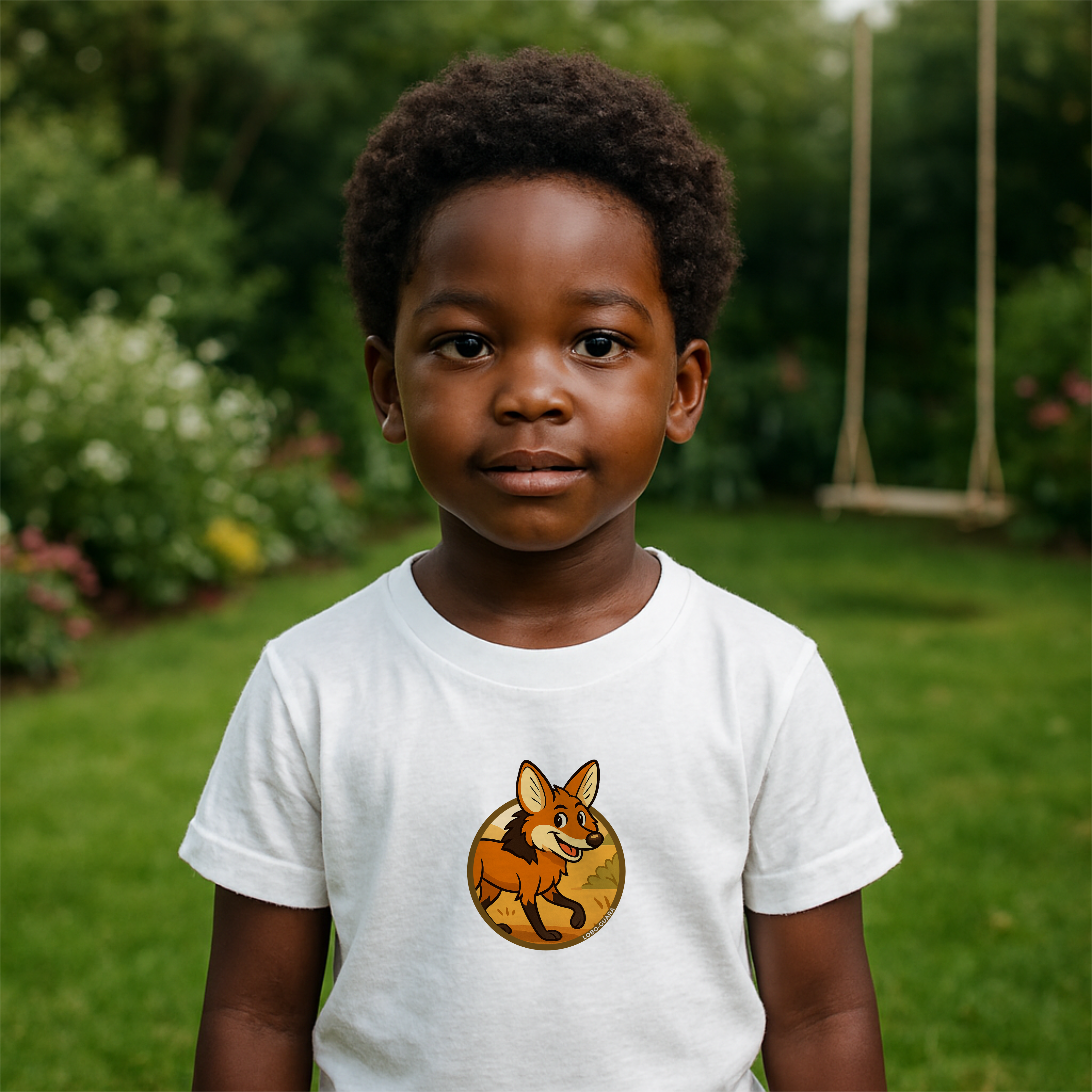 camiseta infantil - Lobo-guará
