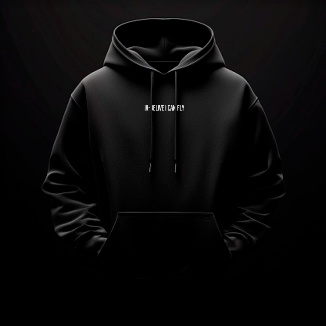 Nome do produto: Moletom - IA-BELIVE I CAN FLY