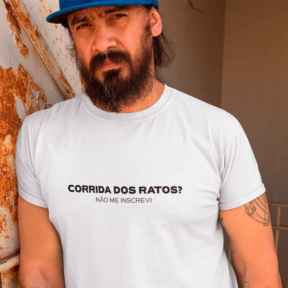 Nome do produto: T-Shirt Corrida Dos Ratos - White