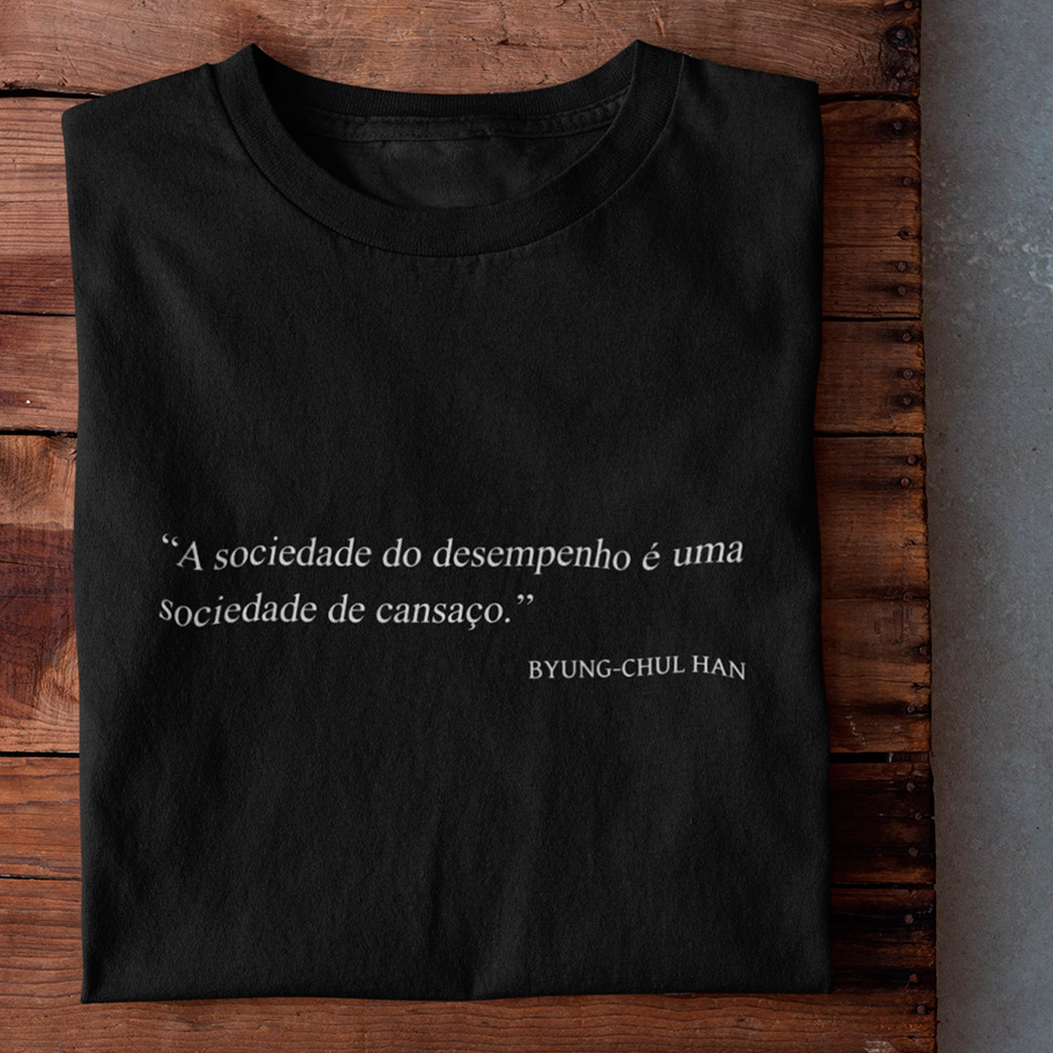 Nome do produto: T-Shirt Sociedade De Cansaço - Black