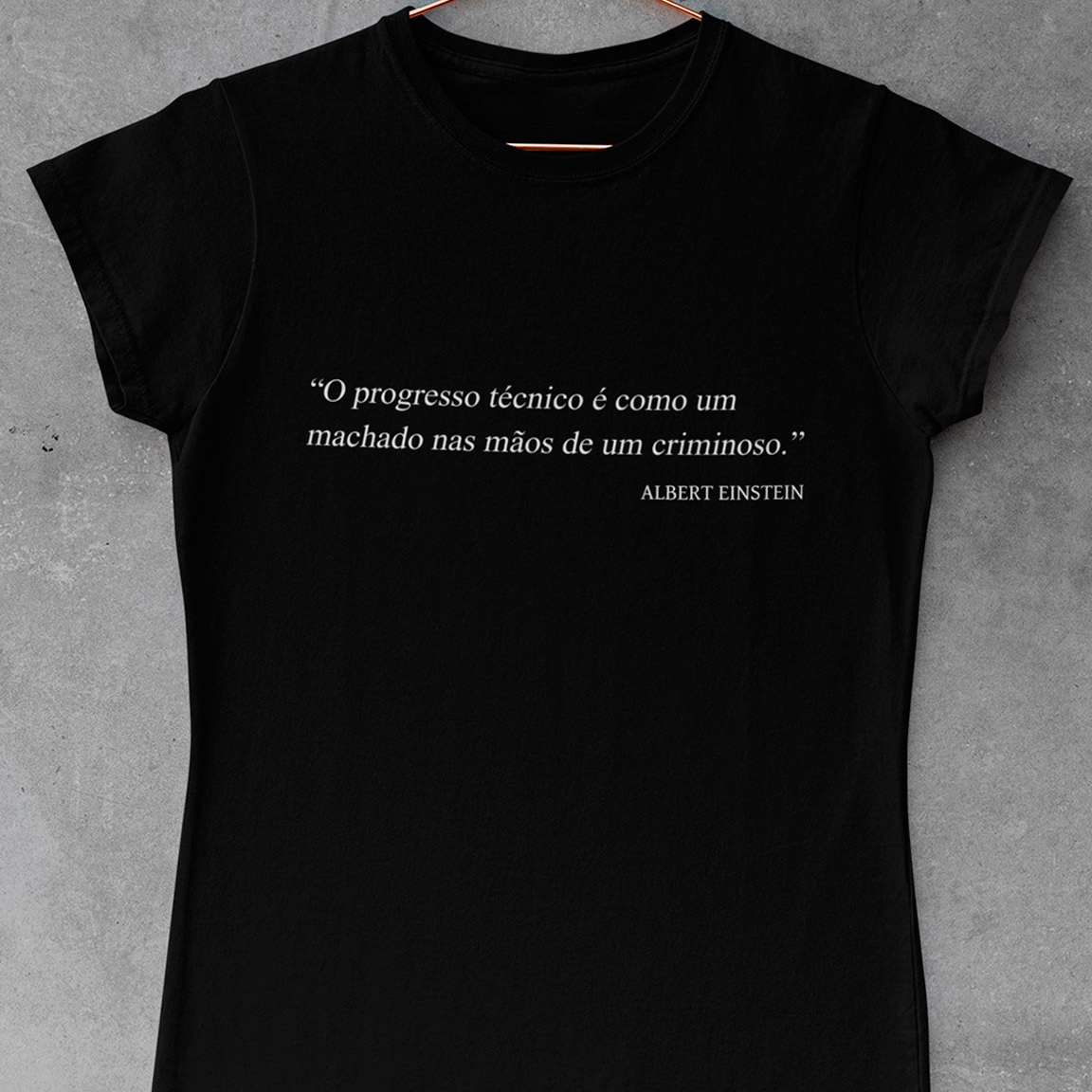 Nome do produto: Baby Look Progresso Técnico - Black