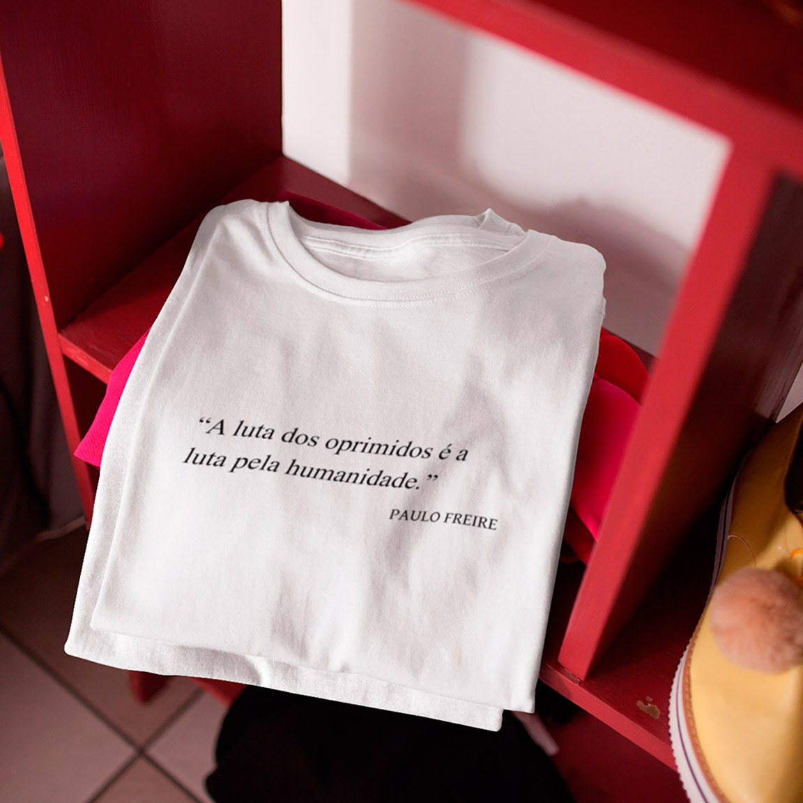 Nome do produto: T-Shirt Luta Dos Oprimidos - White