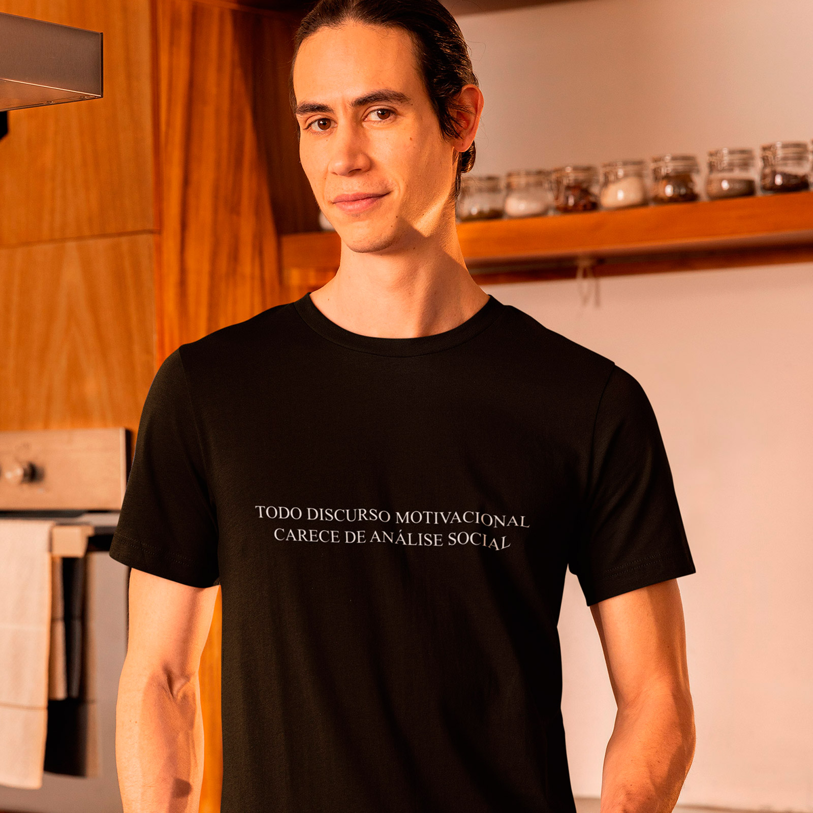 Nome do produto: T-Shirt Discurso Motivacional - Black