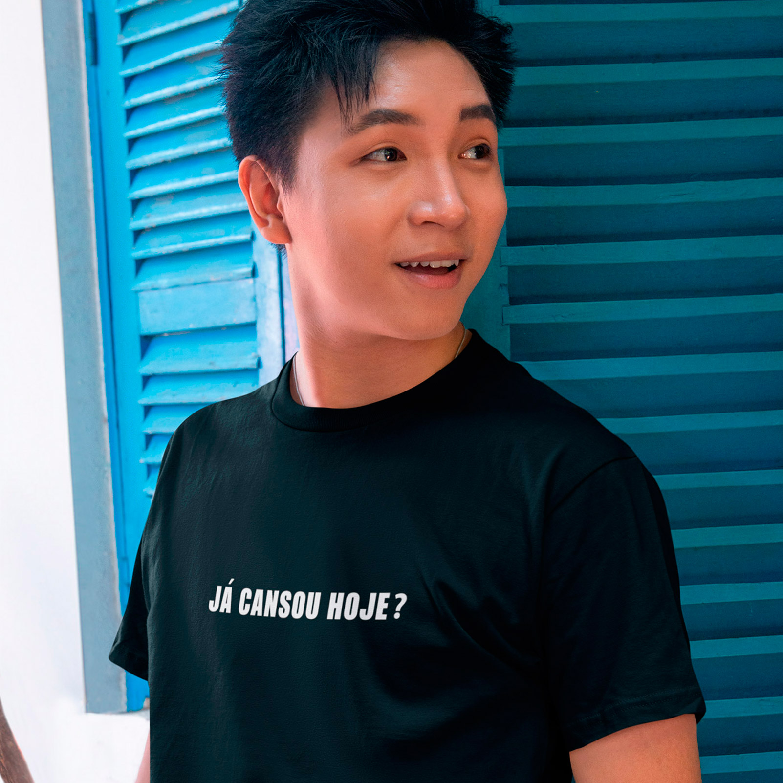 Nome do produto: T-Shirt Já Cansou Hoje? - Black