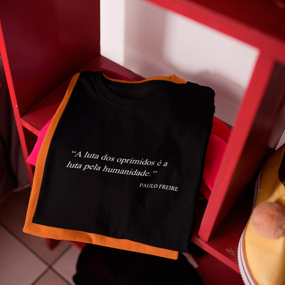 Nome do produto: T-Shirt Luta Dos Oprimidos - Black