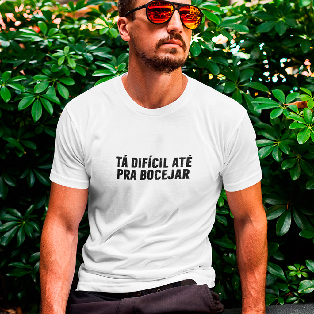 Nome do produto: T-Shirt Difícil Bocejar - White